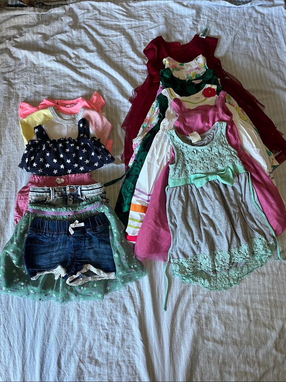 4T Girls Bundle 18 Lot Summer Wear 18 pcs